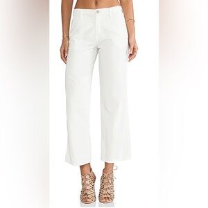 Mother “The Greaser Prep” cotton pants in “white waves” color. Size 26